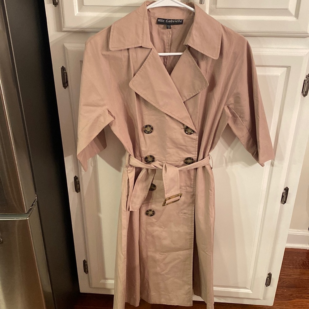 Khaki double breasted dress